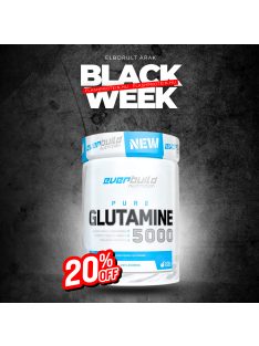   EverBuild Glutamin 5000 - 100%-os gyógyszerészeti tisztaságú glutamin - 200g