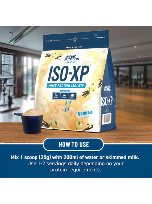 Applied ISO-XP Protein  - Tejsavófehérje izolátum - vanília - 1kg