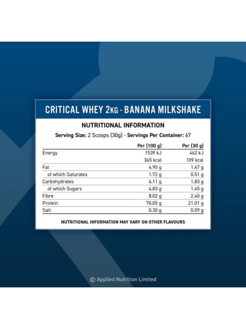 Applied Critical Whey Protein  - Tejsavófehérje mátrix - csokoládé - 2kg