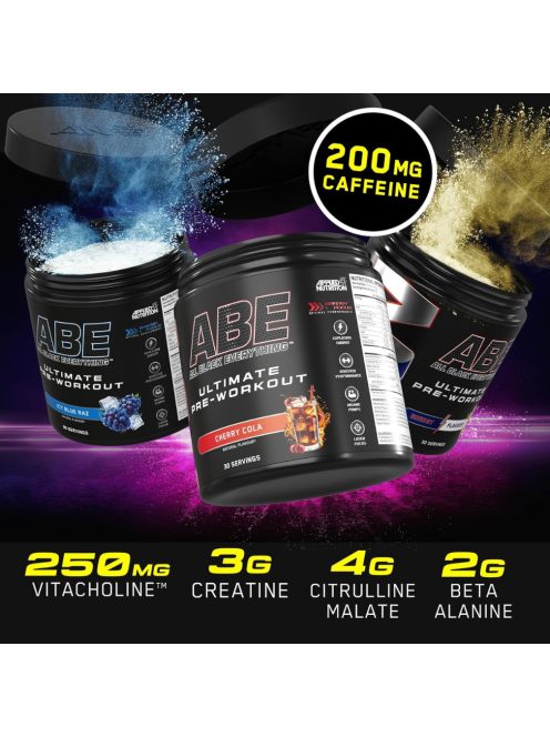 Applied ABE All Black Everything - Edzés előtti italpor - kékmálna - 375g