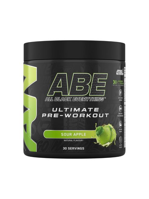 Applied ABE All Black Everything - Edzés előtti italpor - savanyú alma - 375g