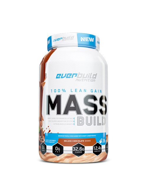 EverBuild Nutrition MASS BUILD 908 g / 2724 g / 5448 g - 908, Vanilla - Izomtömegnövelő, Vanilia