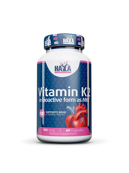 HAYA LABS - Vitamin K2-Mk7 100mcg / 60 caps.