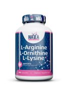 HAYA LABS - L-Arginine L-Ornithine L-Lysine  /100 caps.