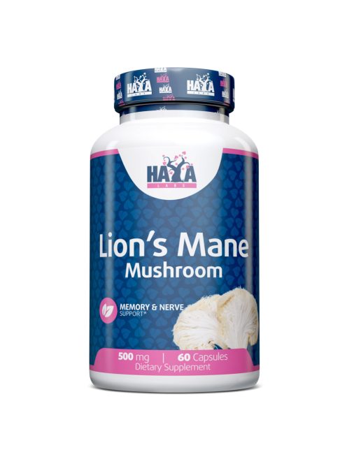 HAYA LABS - Lion's Mane Mushroom 500mg. / 60 Caps - Brain function