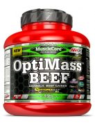 Amix Nutrition - OptiMass Beef Gainer 2500g - Double Fudge Chocolate - Izomtömegnövelő